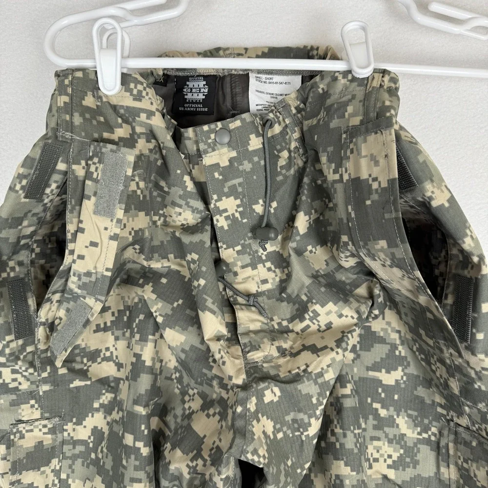 USGI ECWCS ACU GEN III Level 6 Extreme Cold Wet‎ Weather Pants Mens Small Short - Picture 4 of 8